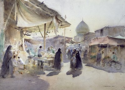 Light and Shade, Shiraz Bazaar by Trevor Chamberlain